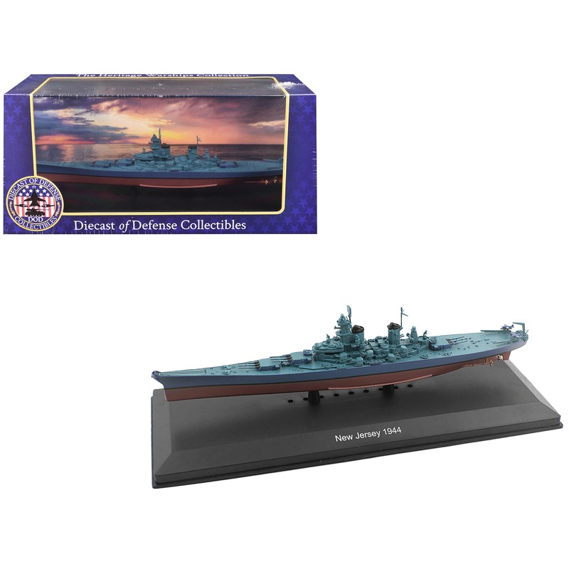 USS New Jersey (BB-62) Battleship (1944) 1/1100 Diecast Model by Diecast of Defense