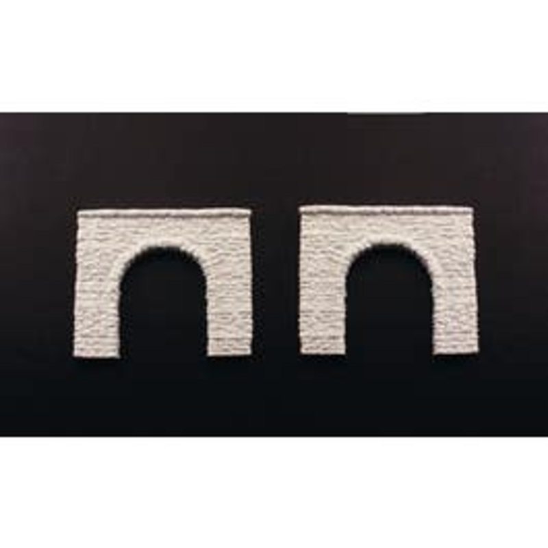 Woodland Scenics C1155 N Random Stone Tunnel Portal Single Track (2ea.)