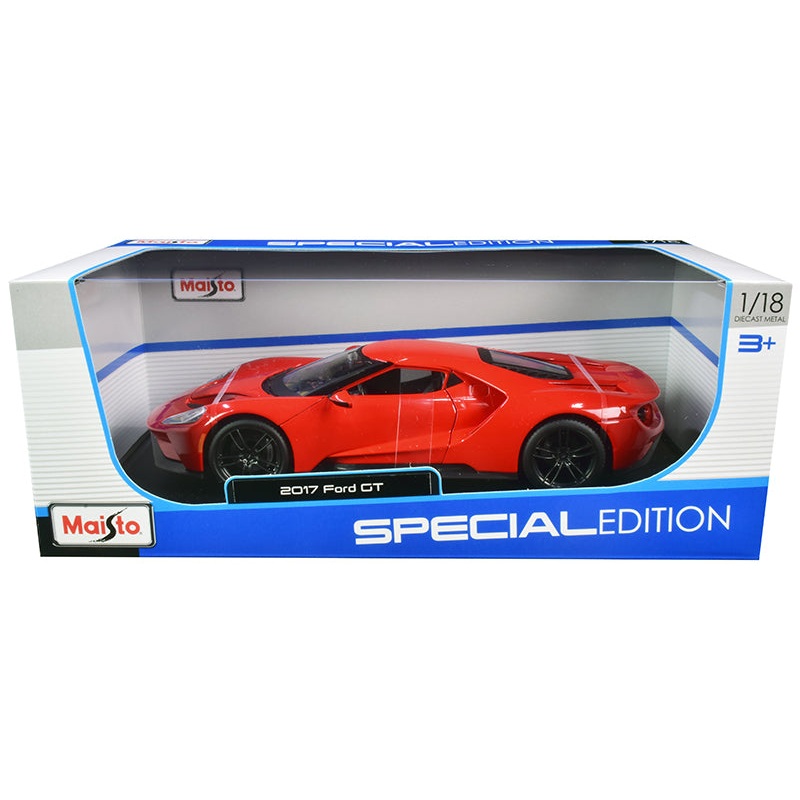 2017 Ford GT Red with Black Wheels “Special Edition” 1/18 Diecast Model Car by Maisto