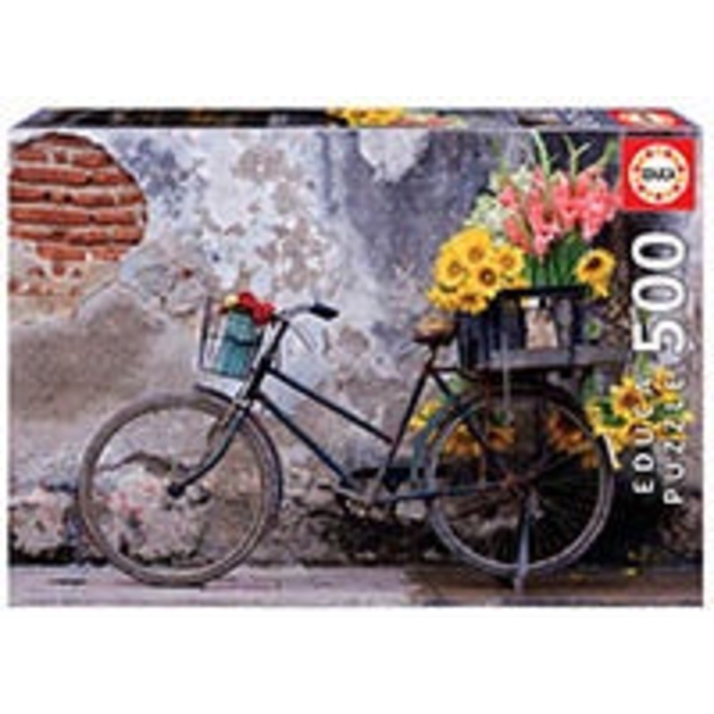 Educa – Bicycle with Flowers (500pcs)