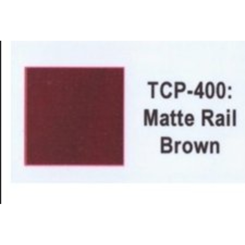 Tru Color TCP-400 Matte Rail Brown, Paint 1 ounce
