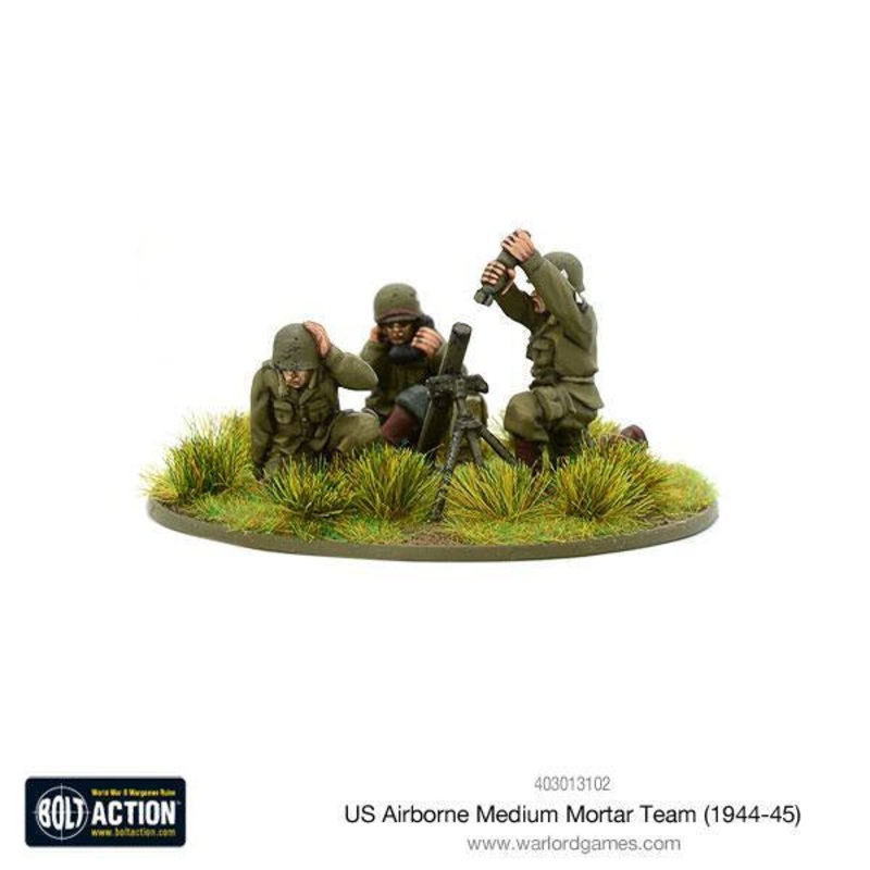 Warlord – Bolt Action  US Airborne Medium Mortar team (1944-45)