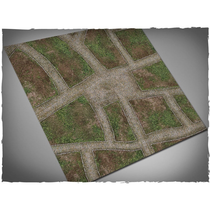 Deep-Cut Studio – Game Mat – Cobblestone Streets (Mousepad 4×4′)
