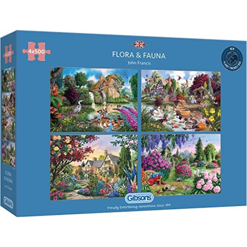 Gibsons – Flora & Fauna (4 x 500 pcs)