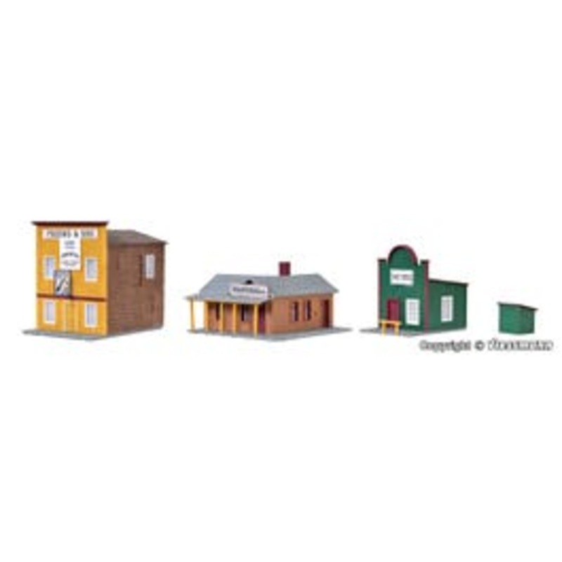 Kibri 38504  HO Western buildings category marshal kit