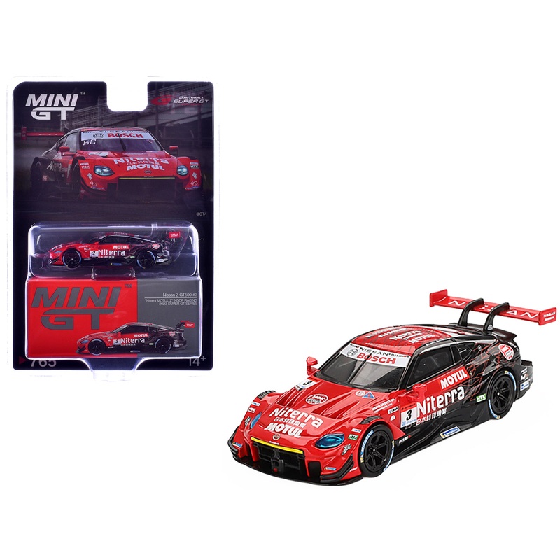 Nissan Z GT500 #3 Katsumasa Chiyo – Mitsunori Takaboshi “Niterra MOTUL Z – NDDP Racing” “Super GT Series” (2023) Limited Edition 1/64 Diecast Model Car by Mini GT