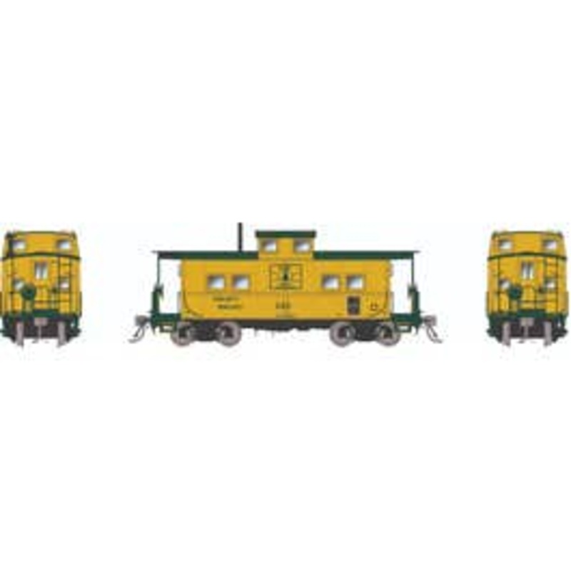 Rapido 144046 HO Northeastern-style Steel Caboose: MEC – Pine Tree Scheme: #664