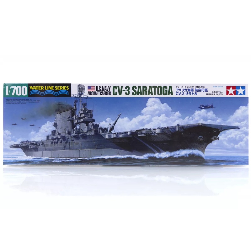 Tamiya – 1/700 CV-3 Saratoga U.S Navy Aircraft Carrier