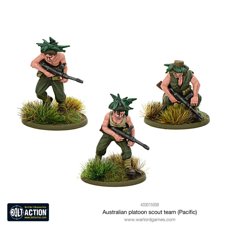 Warlord – Bolt Action  Australian Platoon Scout Team