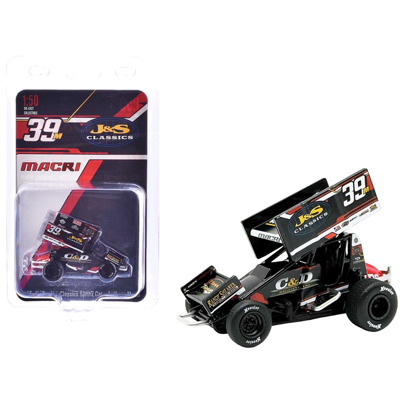 Winged Sprint Car #39m Anthony Macri “J&S Classics – C&D Rigging” (2025) 1/50 Diecast Model Car by ACME