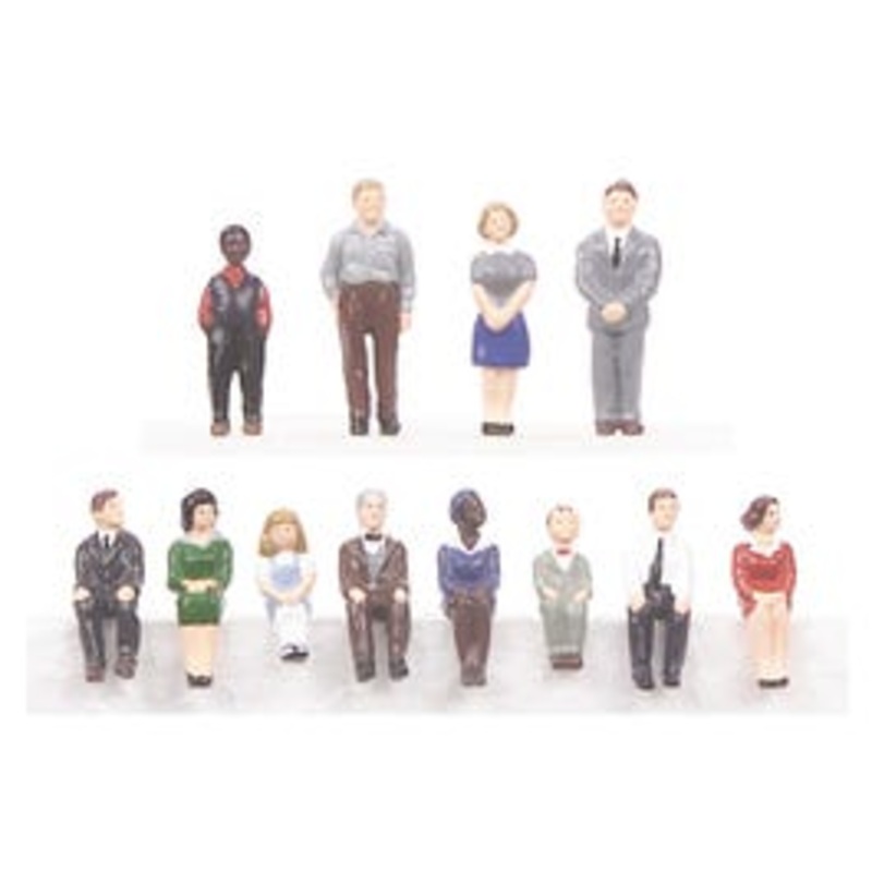 Atlas O 3009950  MADISON HEAVYWEIGHT 12pc PASSENGER FIGURE SET #1