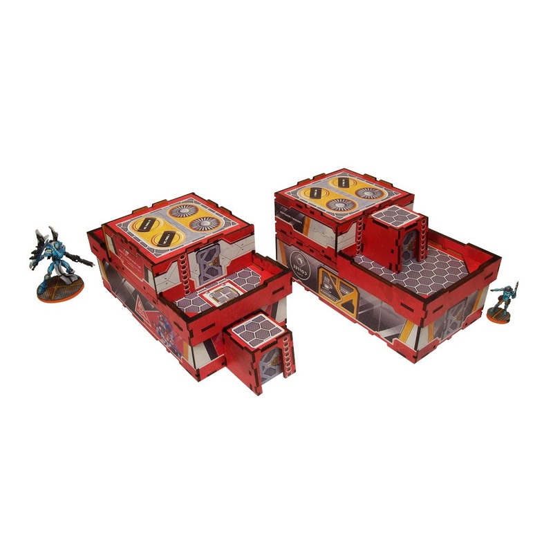 Micro Art Studio – District 5 Shops 1 (2pc) PREPAINTED (H00097 Red)