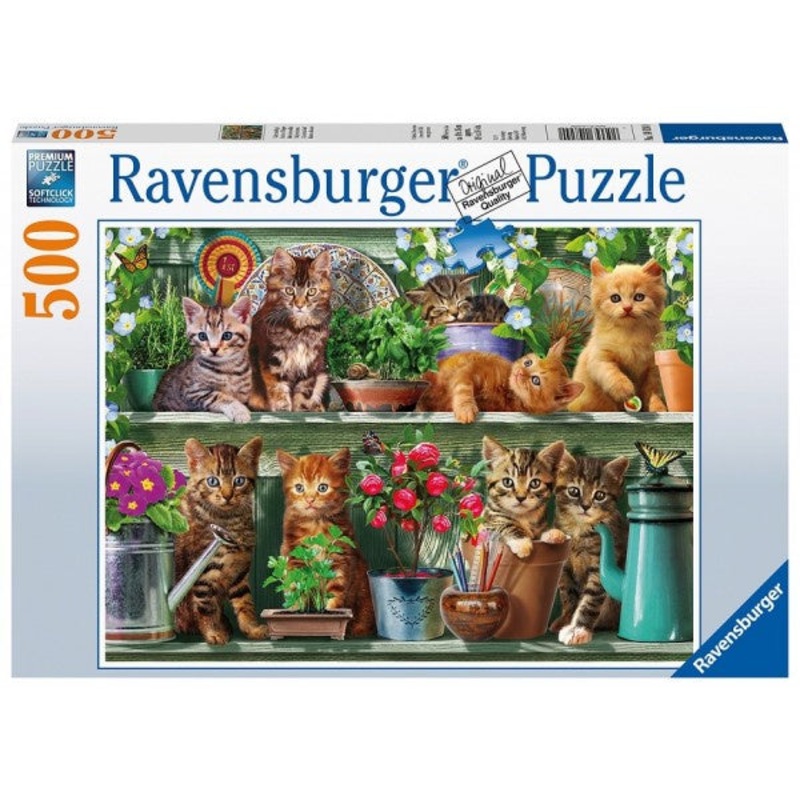 Ravensburger – Cats on the Shelf (500pcs)