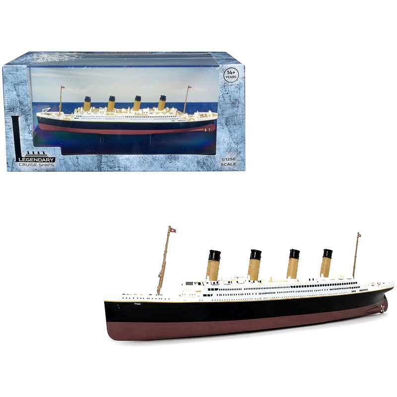 RMS Titanic Passenger Ship 1/1250 Diecast Model by Legendary Cruise Ships