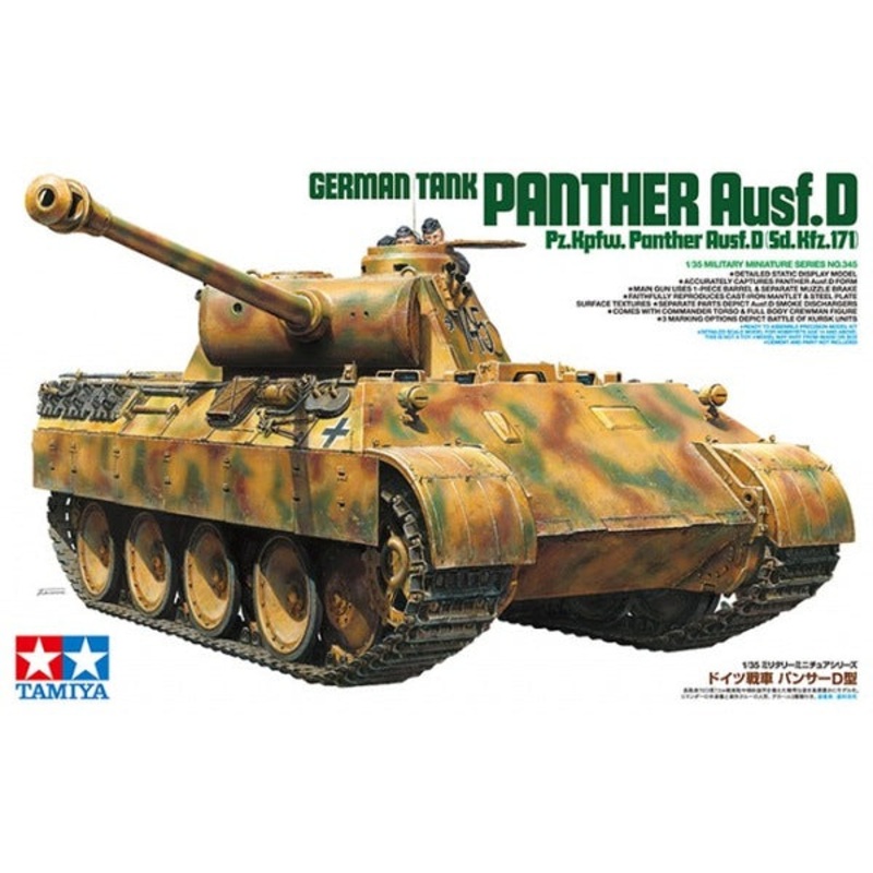 Tamiya – 1/35 German Panther Ausf.D Sd.Kfz.171