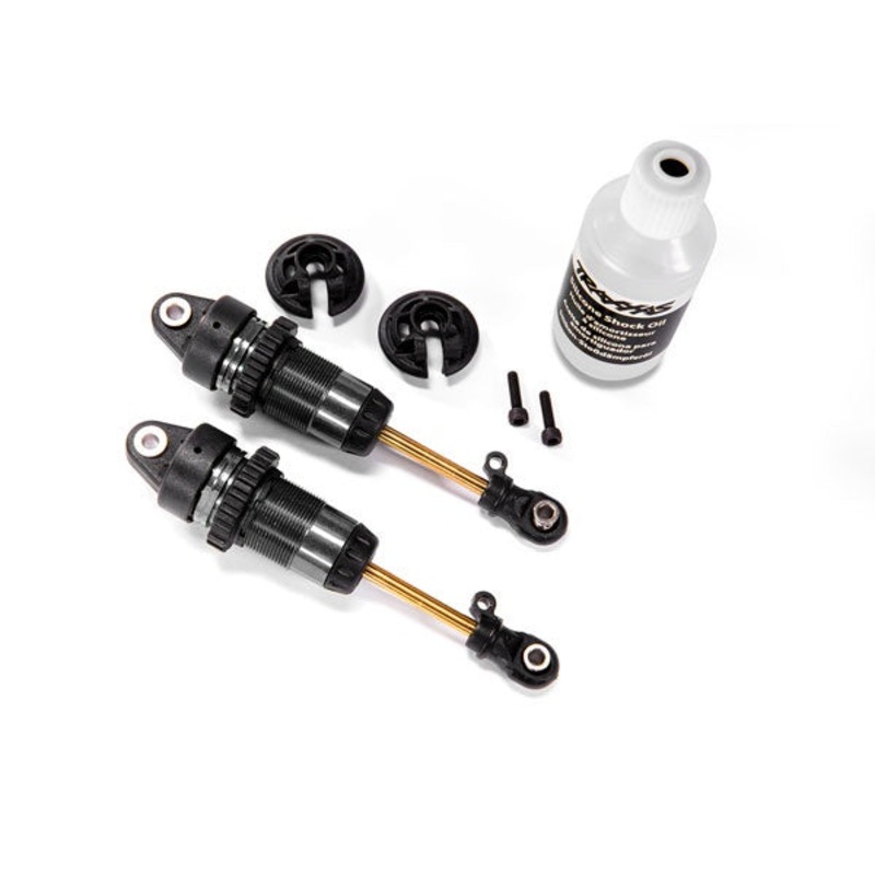 Traxxas – 7461X – Shocks GTR Long – Hard Anodized PTFE-coated (Blk)(2) (RU4X4/SL4X4/HO4X4)