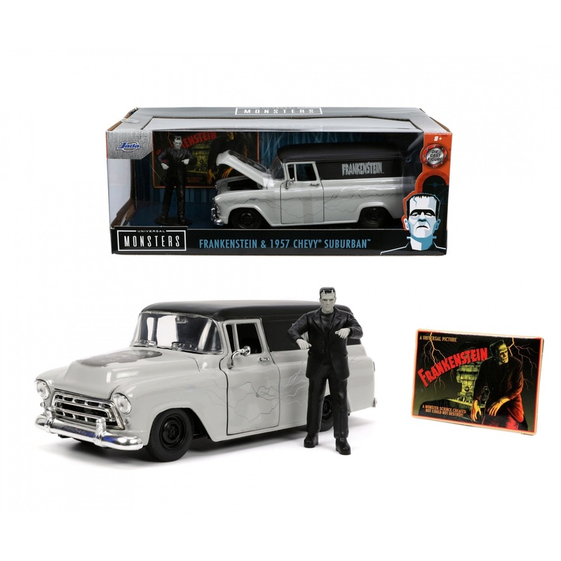 Jada – 1/24 Frankenstein & Chevrolet Suburban 1957 (Hollywood Rides)
