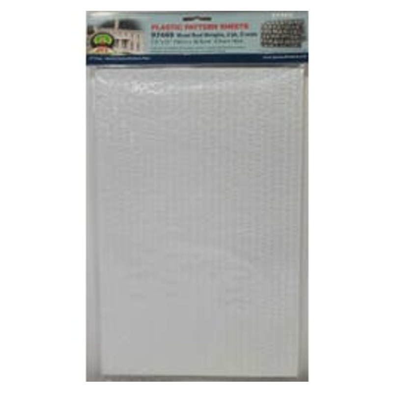 JTT 97469 PATTERN SHEETS, Wood Roof Shingles, O-scale (1:48) 2/pk