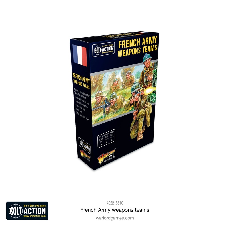 Warlord – Bolt Action: French Army Weapons Teams
