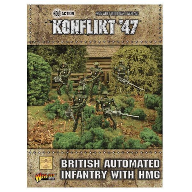 Warlord – Konflikt ’47 British Automated Infantry w/HMG