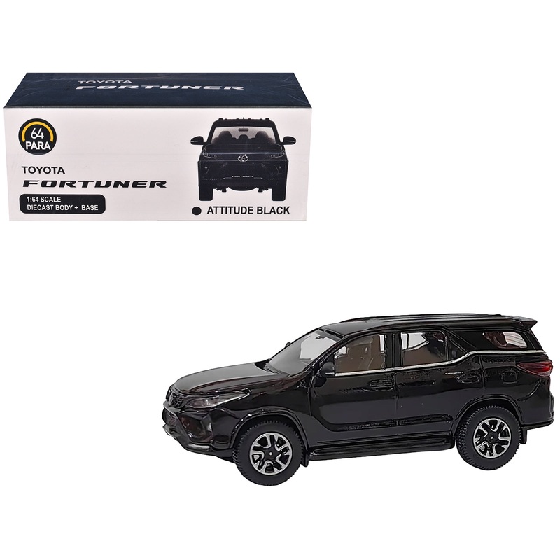 2023 Toyota Fortuner Attitude Black 1/64 Diecast Model Car by Paragon Models