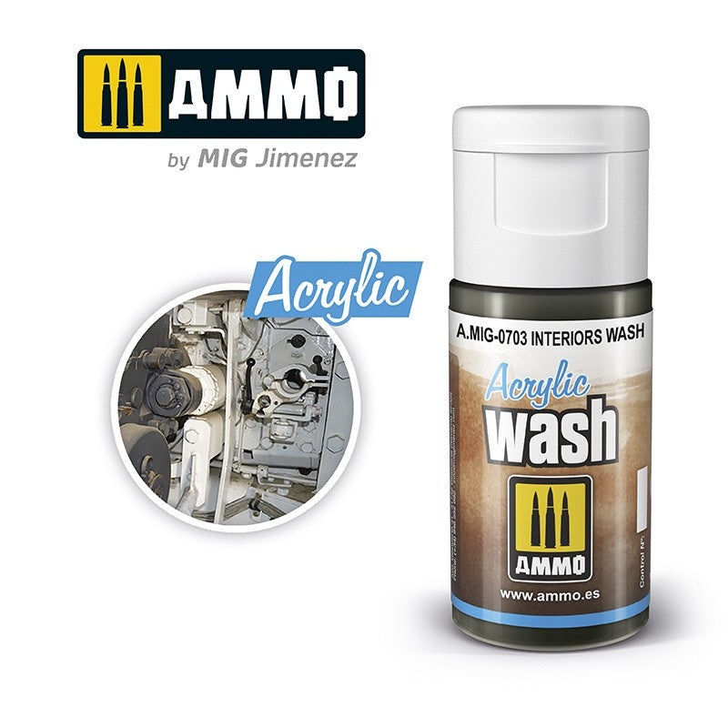 AMMO – 0703 Acrylic WASH Interiors Wash
