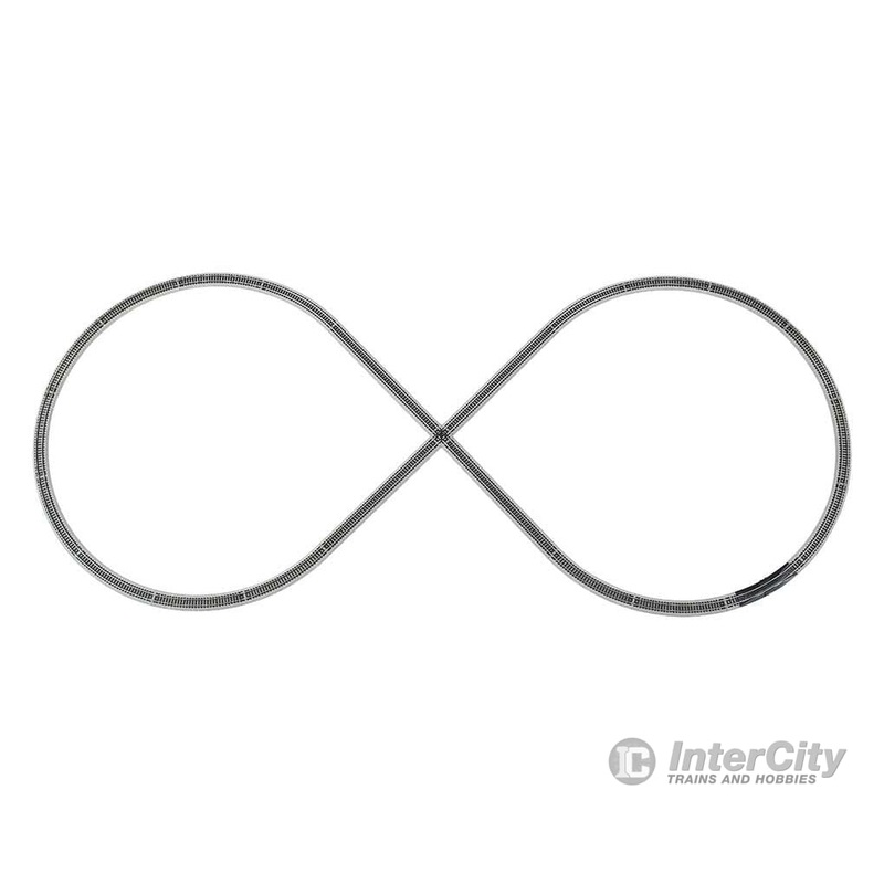 Bachmann 44878 Figure-8 Track Pack – E-Z Track(R) — 54 x 23-1/2″ 137.2 x 59.7cm Set-Up Area