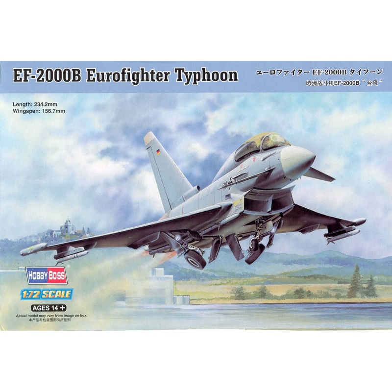 Hobby Boss – 1/72 Ef-2000b Eurofighter Typhoon (80265)