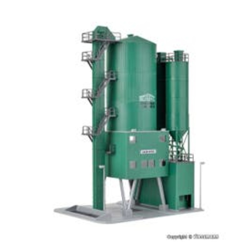 Kibri 39930  HO Concrete factory SchwarzBau kit