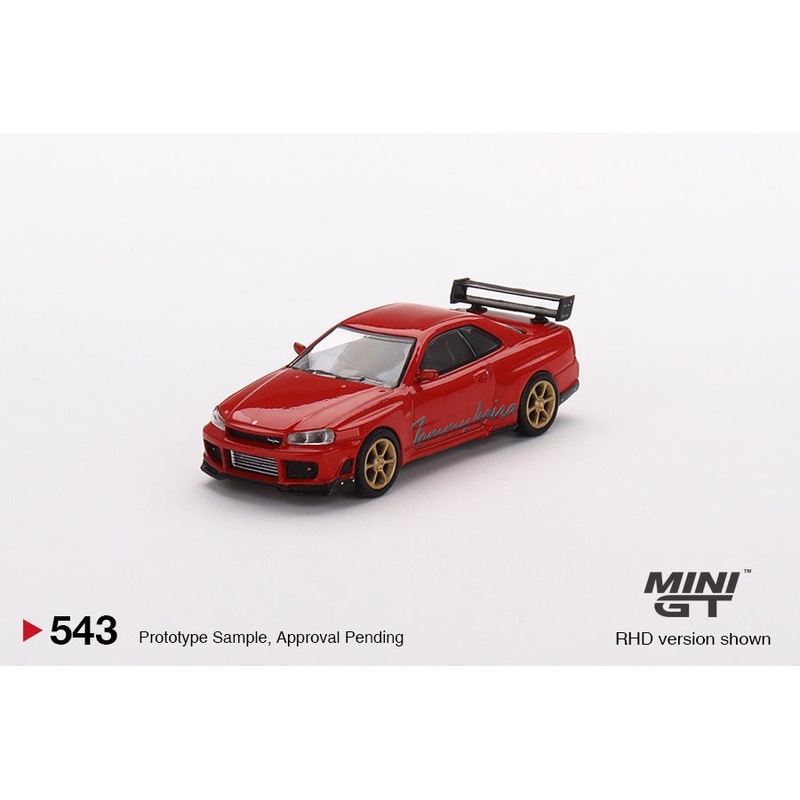 Mini GT – 1/64 Nissan GT-R (R34) Tommykaira R-Z (Red)