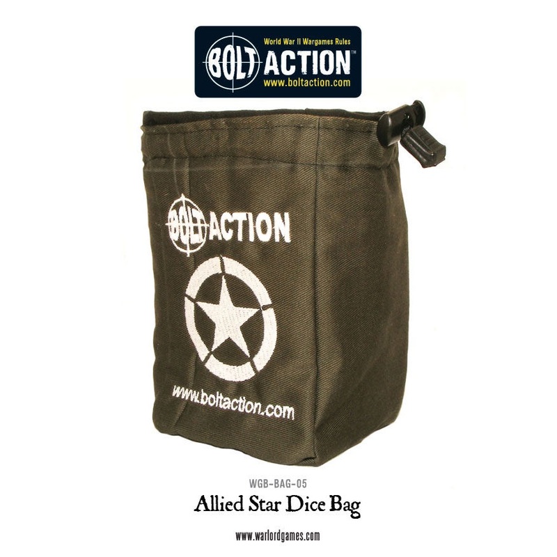 Warlord – Bolt Action  Dice Bag – Allied Star