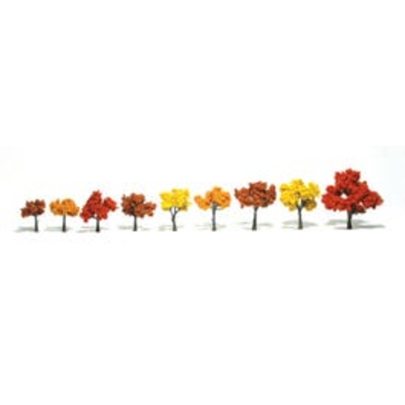 Woodland Scenics TR1540 9 Deciduous Trees (Fall Mix)