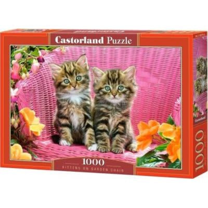 Castorland – Kittens on Garden Chair (1000pcs)
