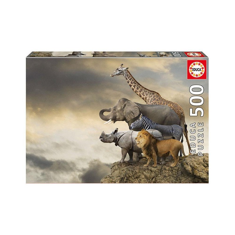 Educa – Animals On The Edge Of A Cliff (500pc)