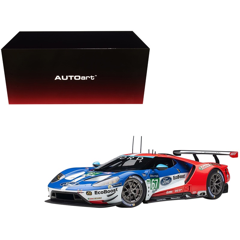Ford GT #67 Harry Tincknell – Andy Priaulx – Pipo Derani “Ford Chip Ganassi Team UK” 24H Le Mans (2017) 1/18 Model Car by Autoart