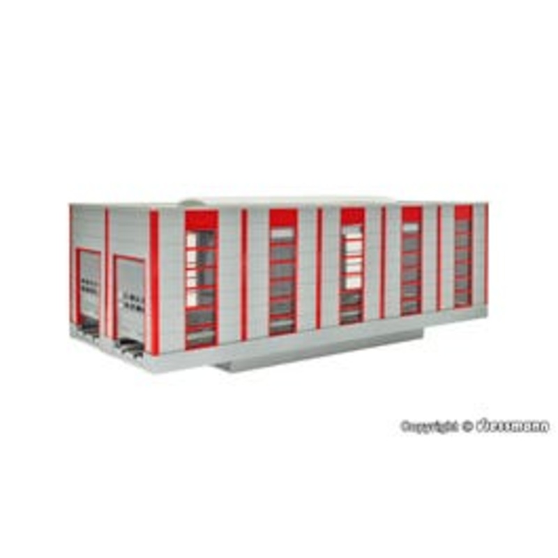 Kibri 39256  HO Maintenance hangar Deutsche Bahn, modern kit