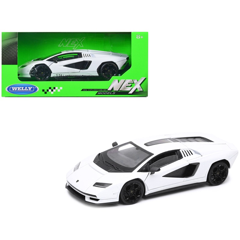 Lamborghini Countach LPI 800-4 White “NEX Models” Series 1/24 Diecast Model Car by Welly