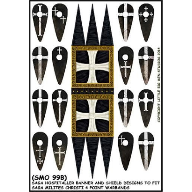 LBMS Transfers – Milites Christi Hospitaller Banner & Shields