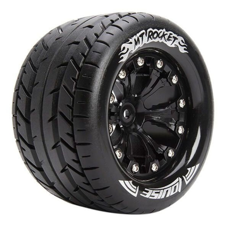 Louise -Mt-Rocket 2.8″ 1/10 Monster Truck Tire Soft Compound (Mounted) (2)