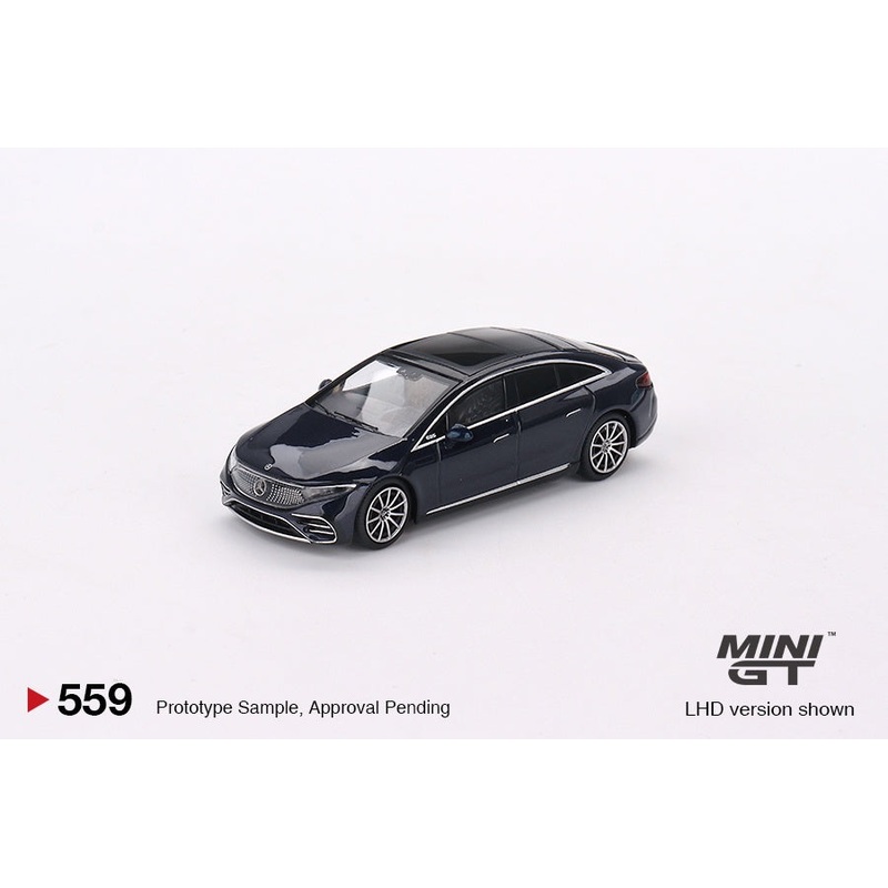 Mini GT – 1/64 Mercedes-Benz EQS 580 4MATIC (Nautical Blue Metallic)