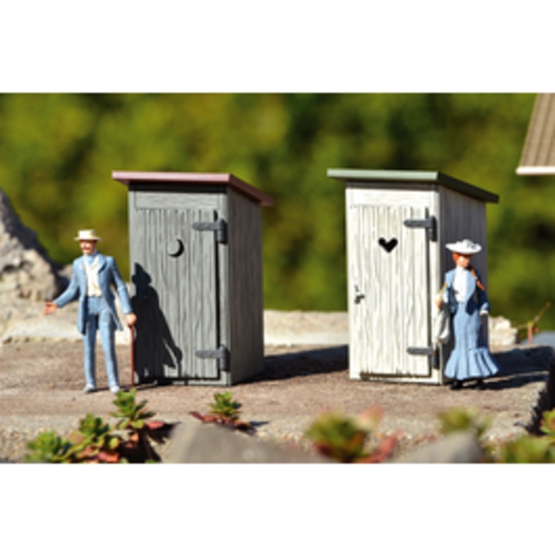 PIKO #62719 Outhouse 2-Pack Built-Up Building (G-Scale)