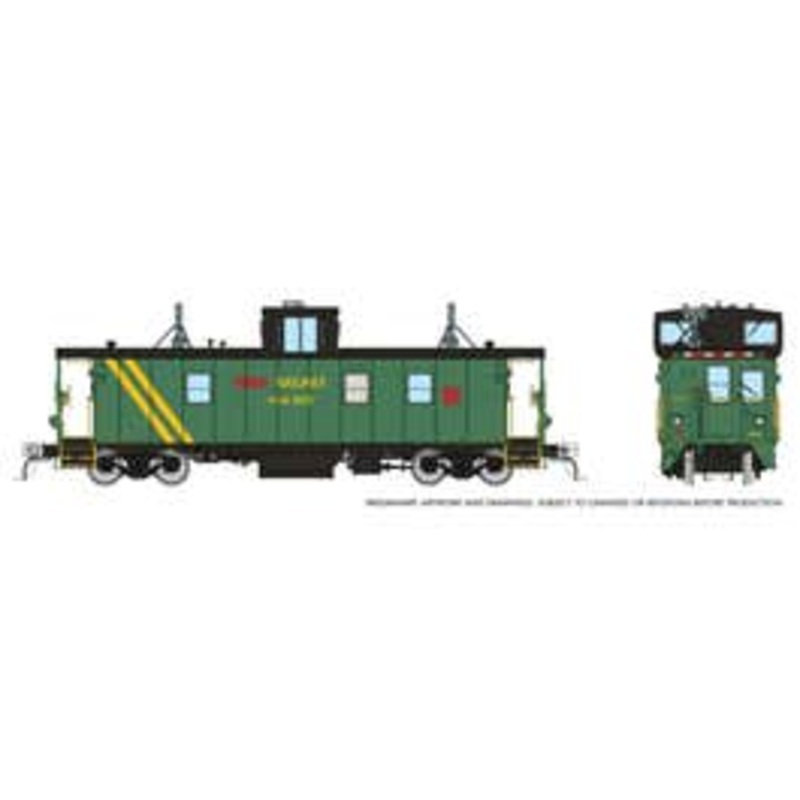 Rapido 166040 HO HS Caboose: Ottawa Central (ex-DEVCO): #9106