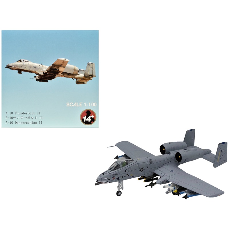 Republic A-10C Thunderbolt II Attack Aircraft “Flying Tigers 23rd Fighter Group 23rd Wing” (2003) United States Air Force 1/100 Diecast Model Airplane