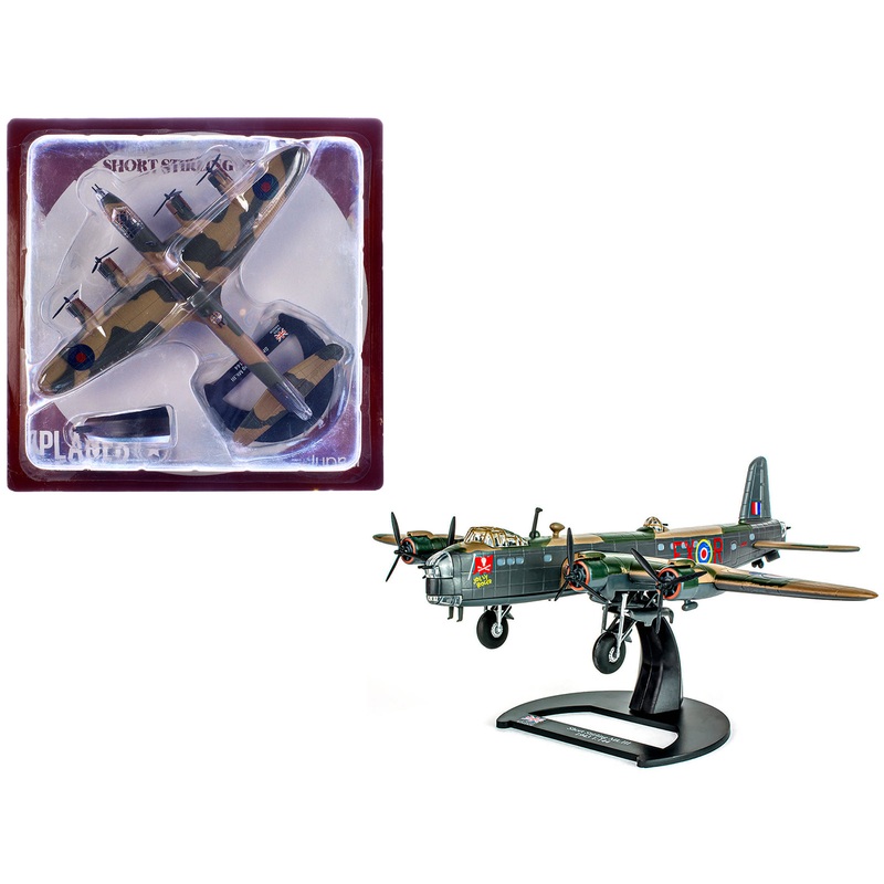 Short Stirling Mk.III Aircraft “Jolly Roger No. 199 Squadron 100 Group” (1943) British Royal Air Force “Planes of World War II” Series 1/144 Diecast Model Airplane by Luppa