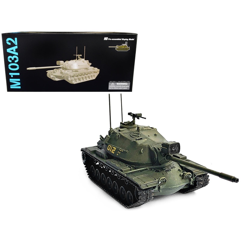 United States M103A2 Heavy Tank D12 Olive Drab “NEO Dragon Armor” Series 1/72 Plastic Model by Dragon Models