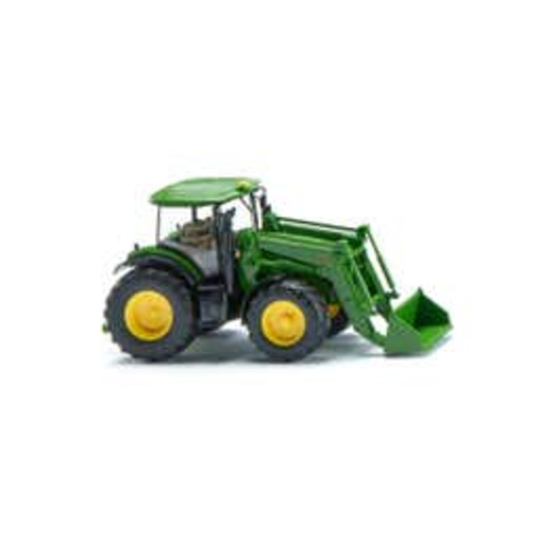 Wiking 35804  HO John Deere 7260R with front loader