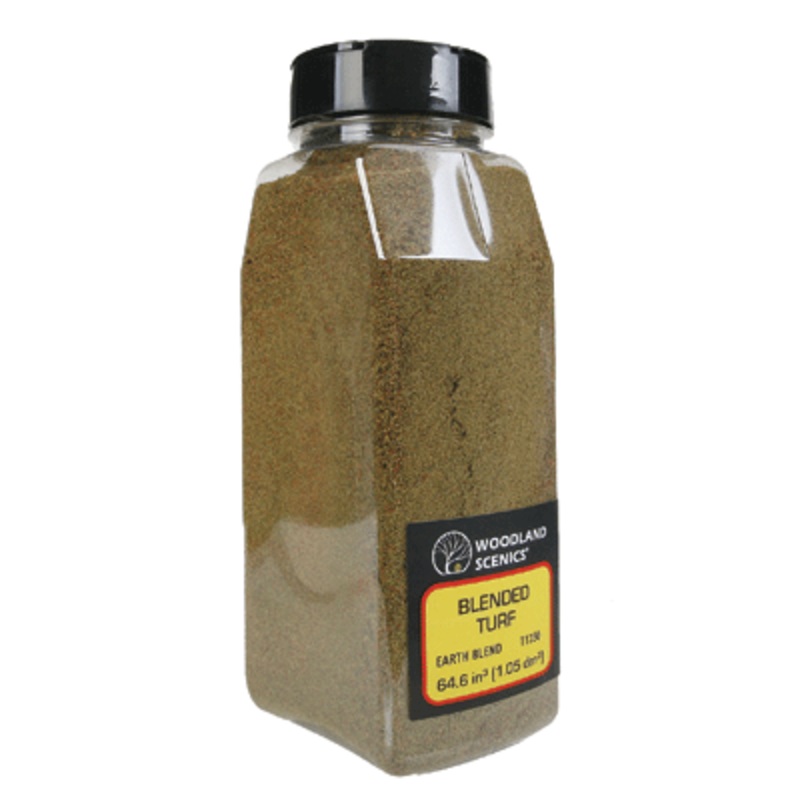 Woodland Scenics 1350, 64.6ci, 945cm3, Fine Turf, Shaker, Earth Blend