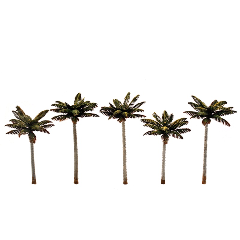 Woodland Scenics TR3597 Palm Trees, 3″ –  3-3/4″ (5 trees)