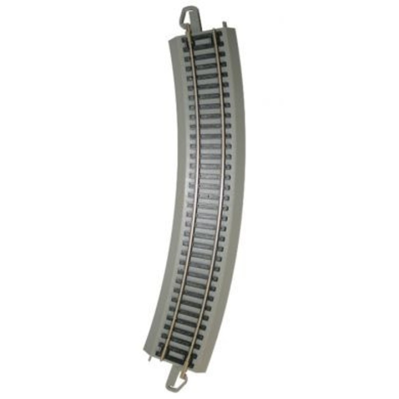 Bachmann 44580 HO Scale 18″ Radius Curved Bulk Track (50 PK)