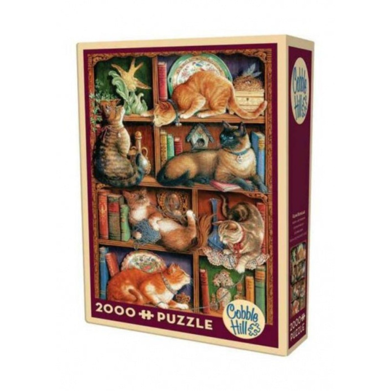 Cobble Hill – Feline Bookcase (2000pcs)